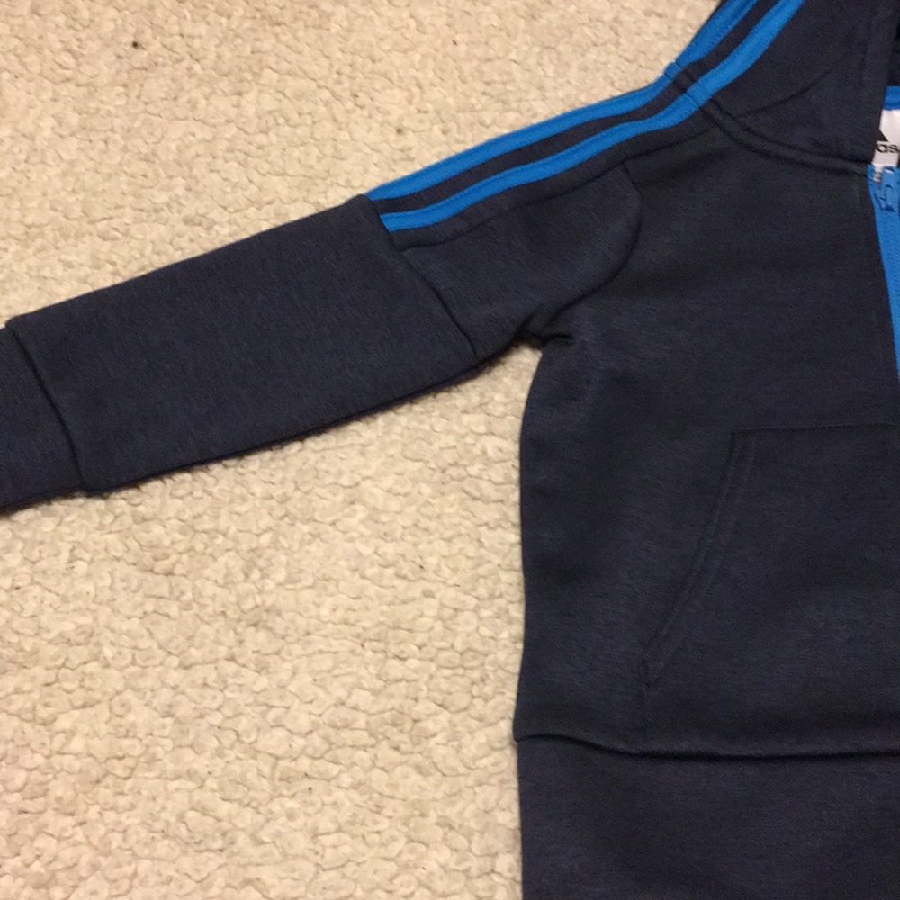 SOLD Adidas 2 Piece Activity Jogger Hoodie Set 2T NEW - Picture 7 of 8